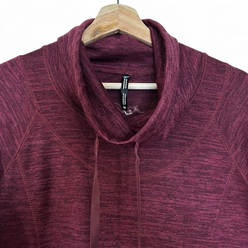 Kuhl Lea Dress Size M In Burgundy Red Pockets Long Sleeve Gorpcore Minimalist